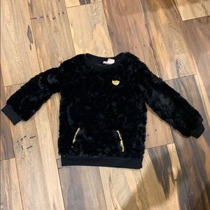 Never Worn Juicy Couture Girls Furry Sweatshirt 3T